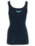 Women's Blue Mahi Navy Tank Top - KnottyTails